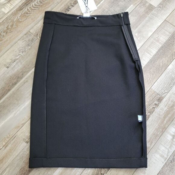 New DVF Panel Marta Pencil Skirt in Black Size 6 - Picture 5 of 11
